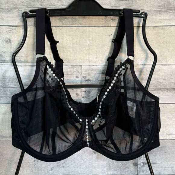 Elomi Other - ELOMI Matilda Full Figure Underwire Bra - Black - Sz - 38H .US / 38FF .UK
